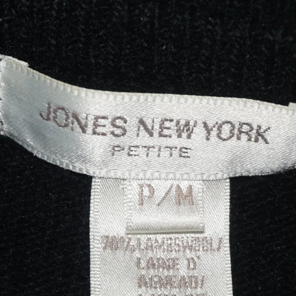 Vintage 90s Lambswool Angora Beaded Cardigan Sweater - Picture 5 of 8